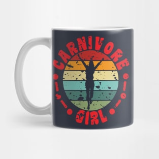 CARNIVORE GIRL MEAT EATER STEAK LOVER CUTE GIRL WOMAN Mug